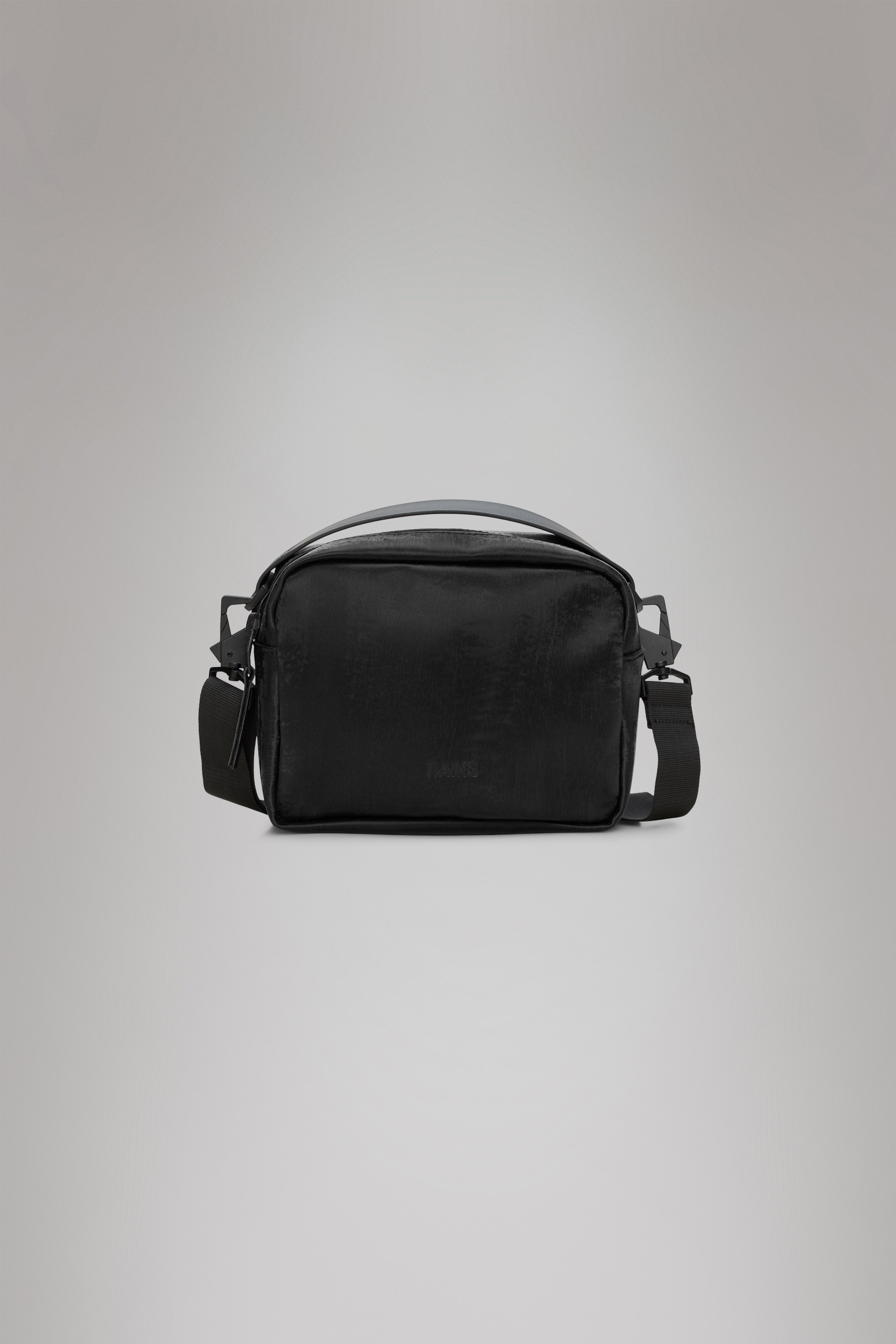 RAINS Box Bag Coal Crossbody