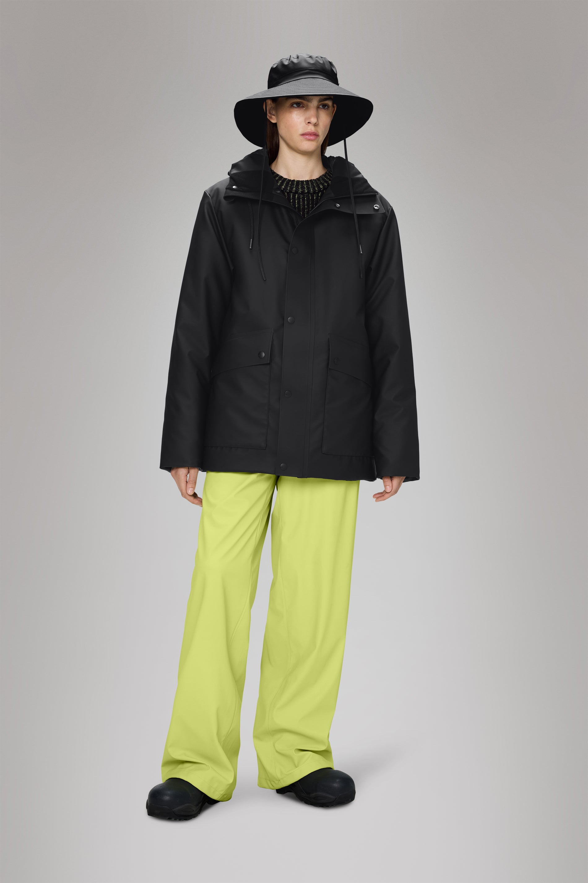 RAINS Nome Parka Black Jacket