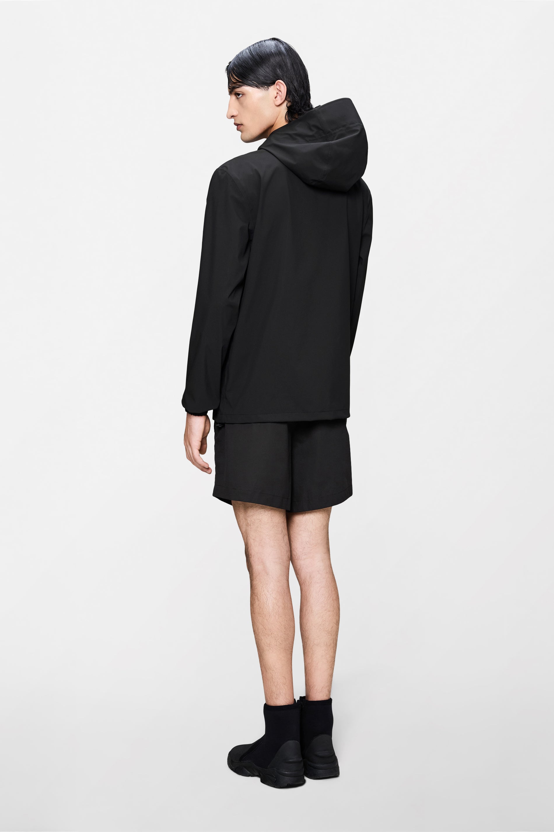 RAINS Suva Hardshell Pocket Jacket Black Jacket