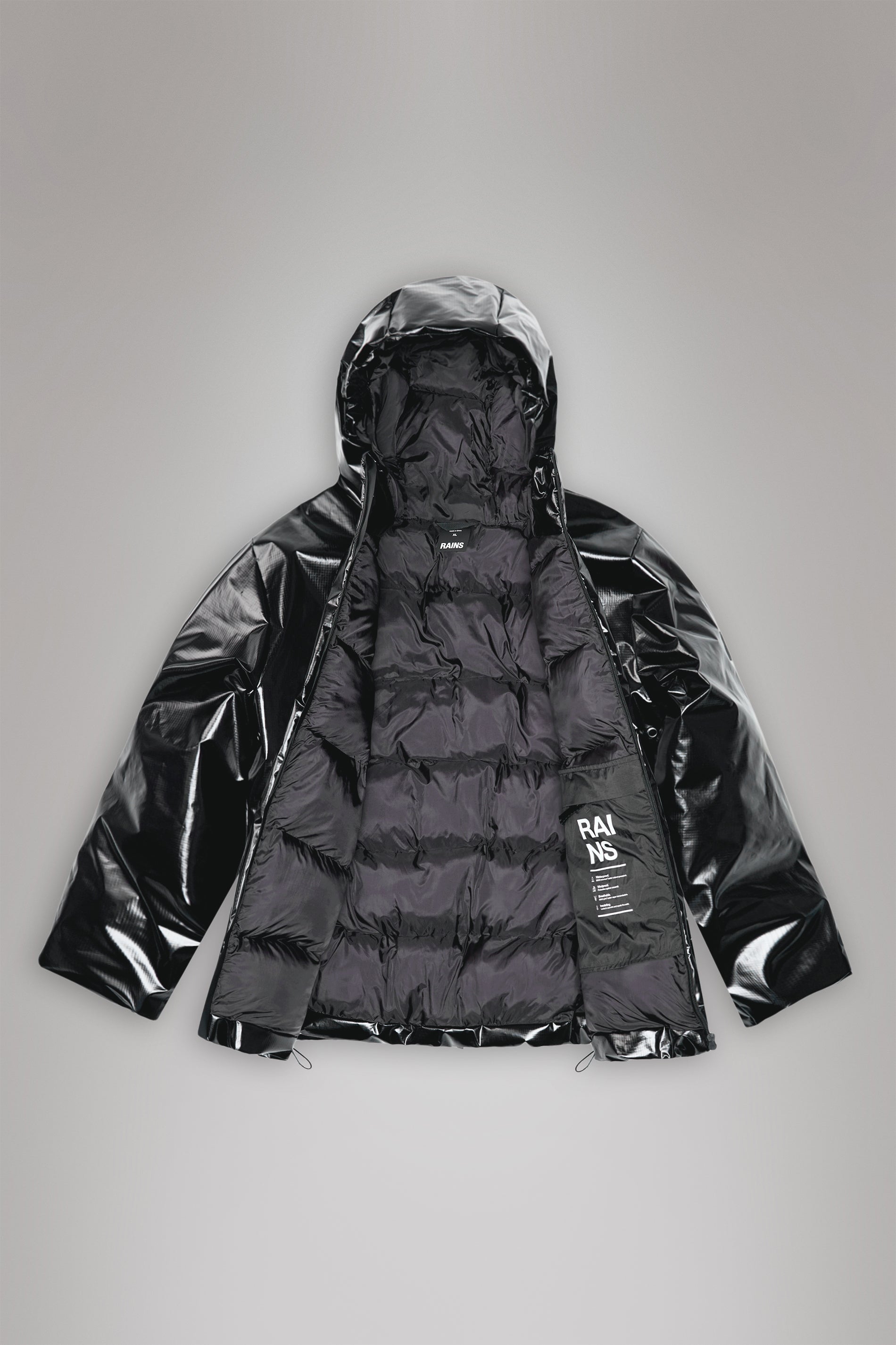 RAINS Sibu Vision Puffer Jacket Black Jacket