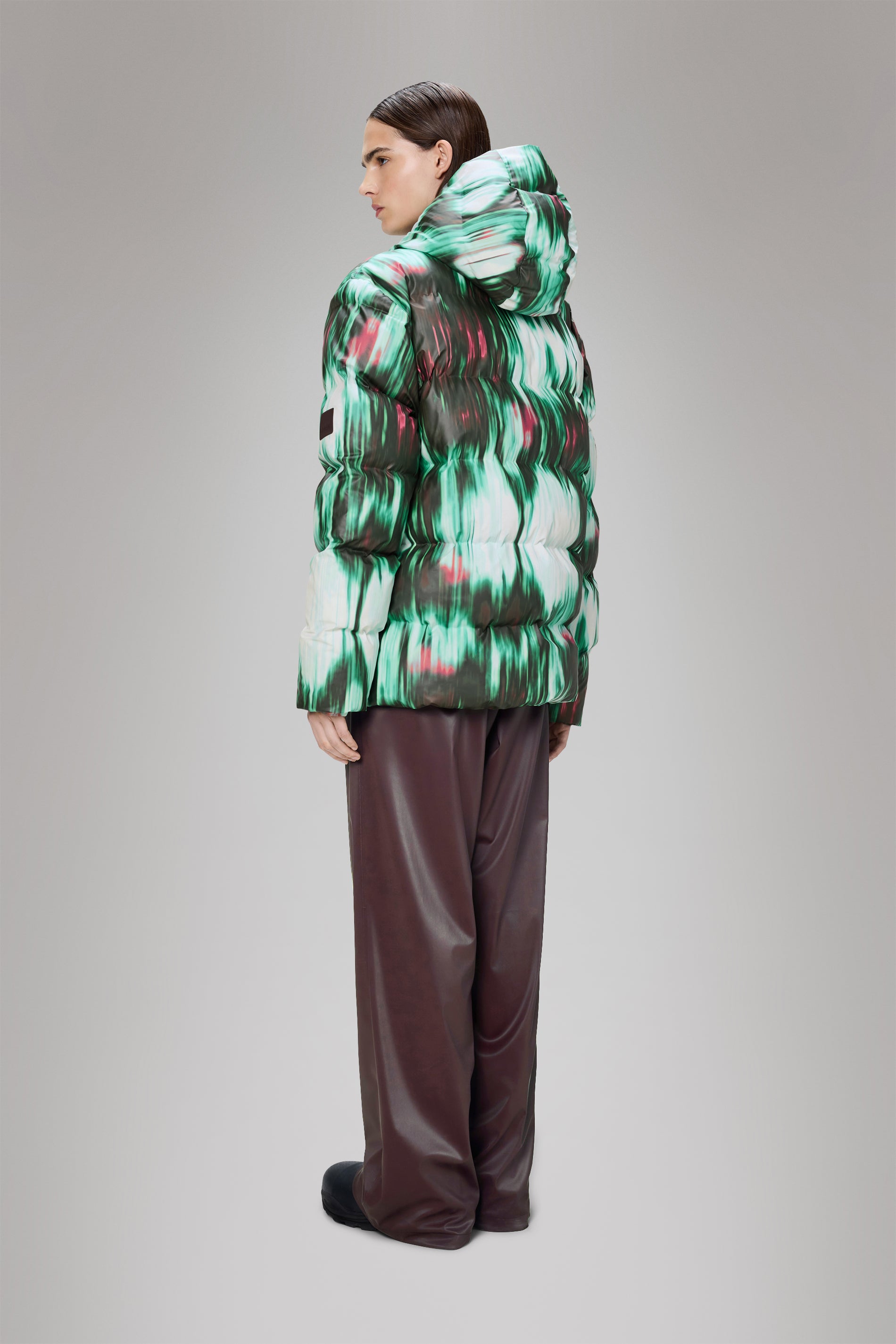 Rains Alta Puffer Jacket Blur Jacket