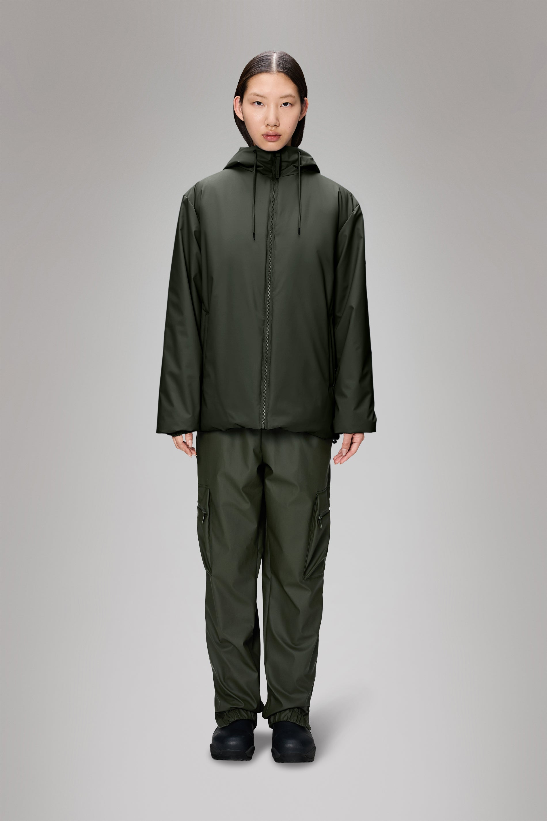 RAINS Lohja Insulated Jacket Green Jacket