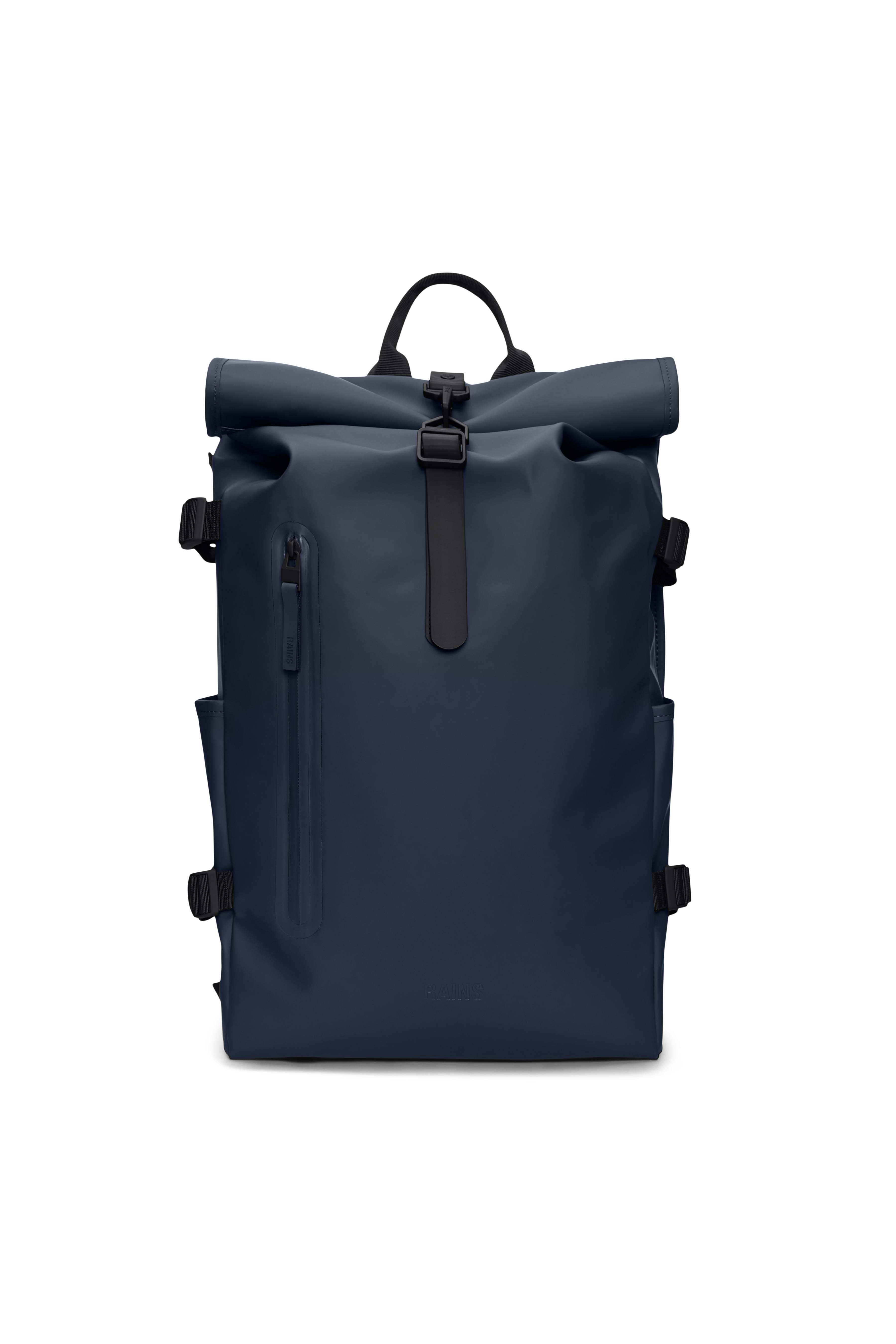 Rains Rolltop Rucksack Large Navy 28L H63 x D14 x W32 cm Backpack