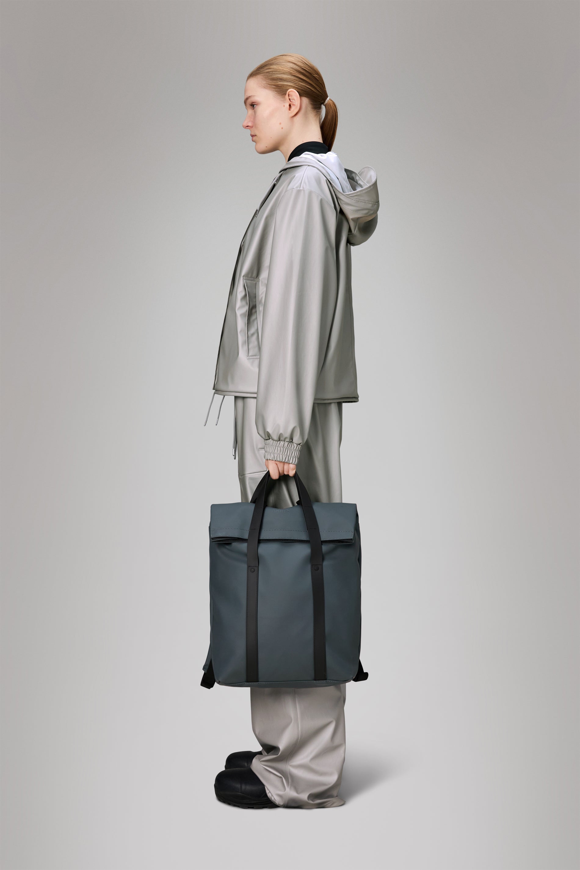 RAINS 2 Way Tote Backpack Lagoon 15L H58 x D12 x W33 cm Backpack