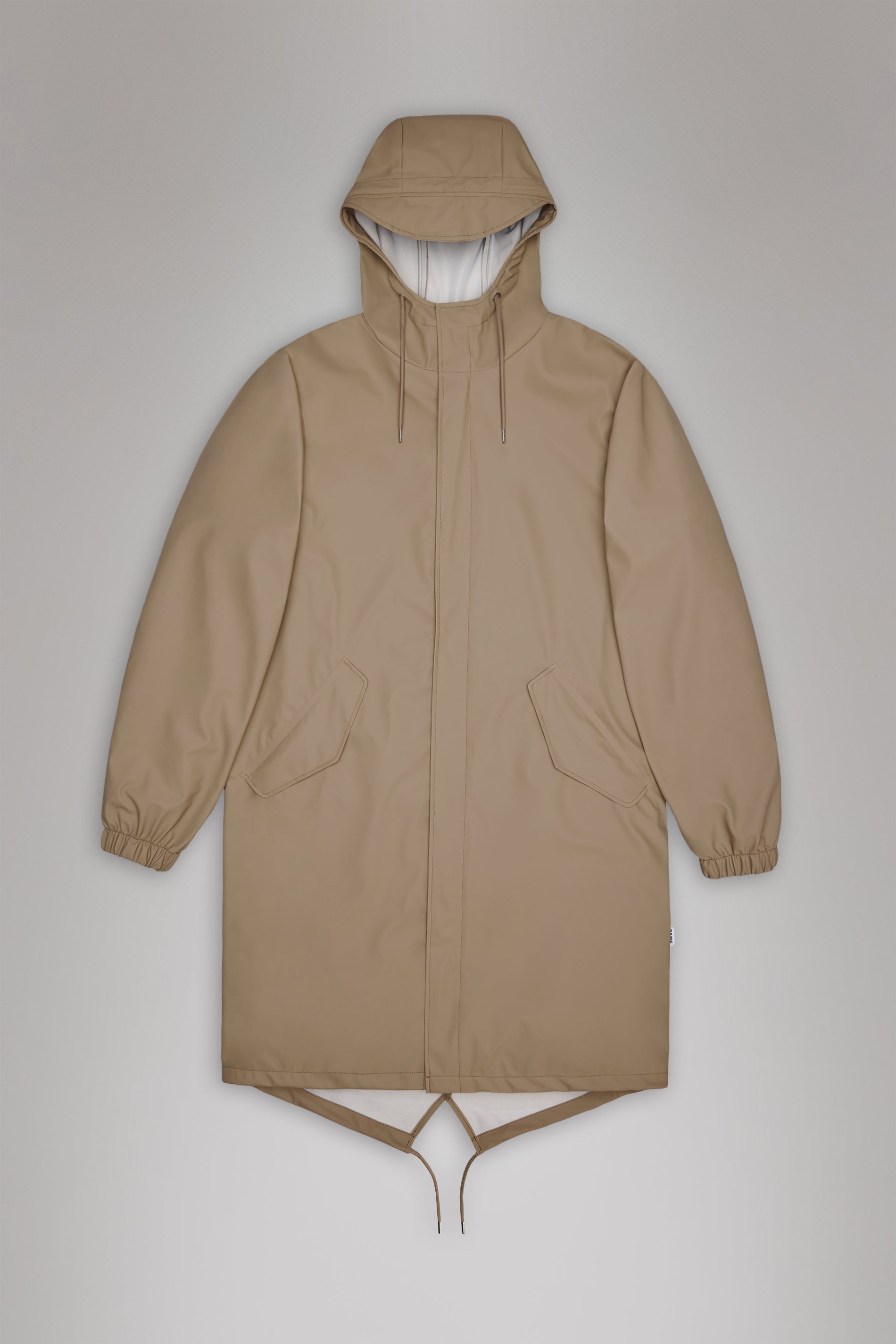 RAINS Fishtail Parka Beige Jacket