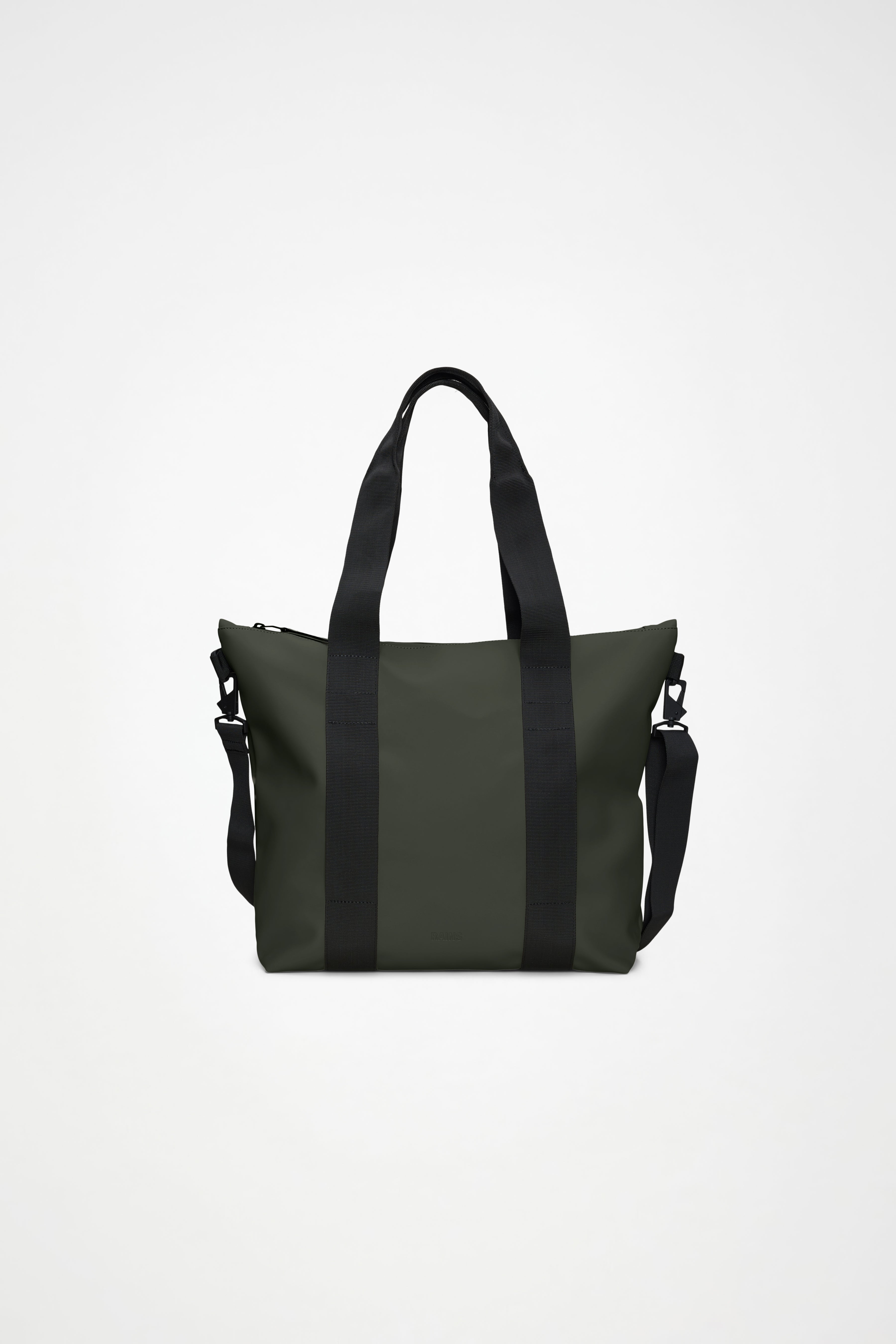 RAINS Tote Bag Mini Green 18.50L H36 x D13 x W46 cm Tote