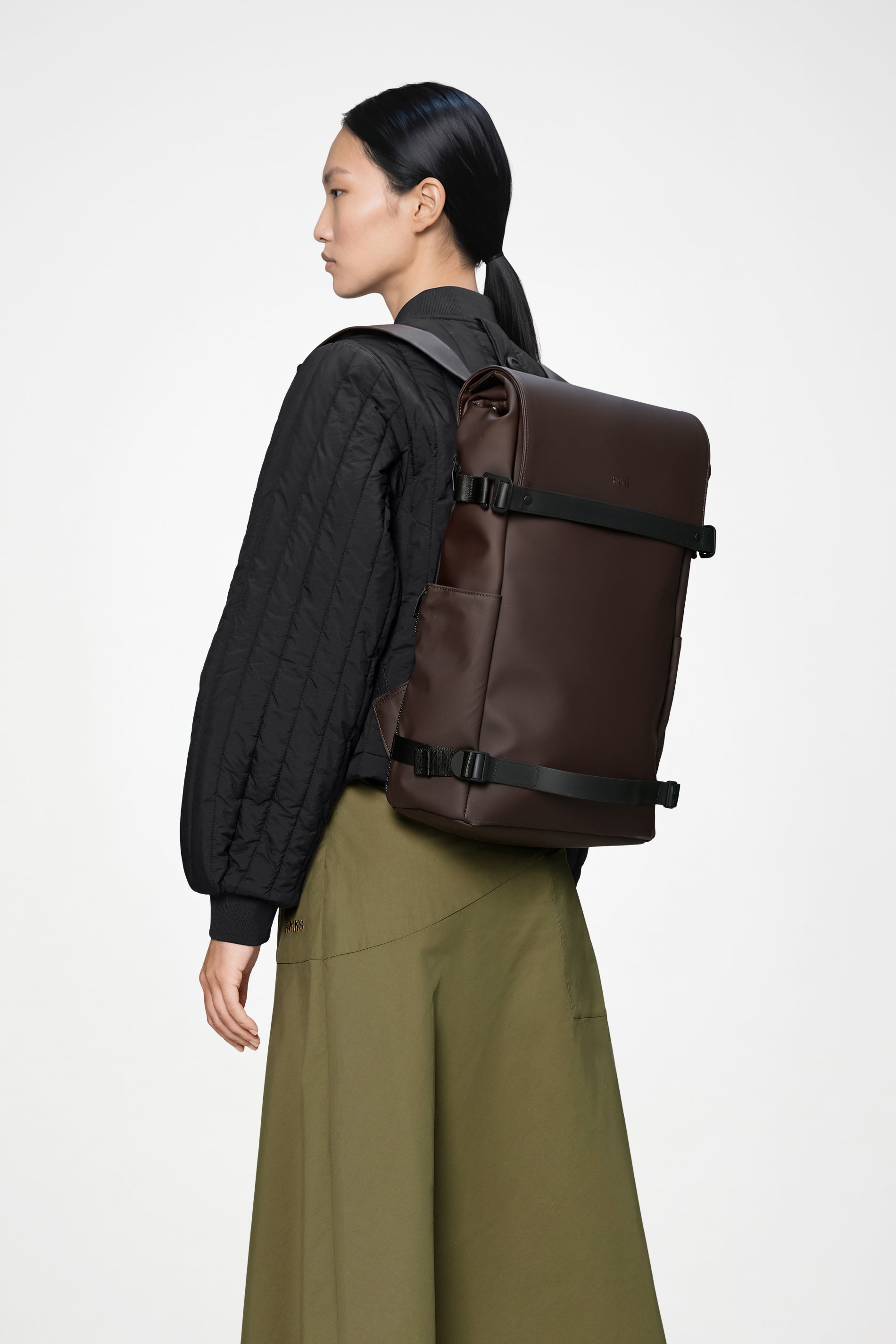 RAINS OTG Backpack Bark 19L H46 x D12 x W32 cm Backpack