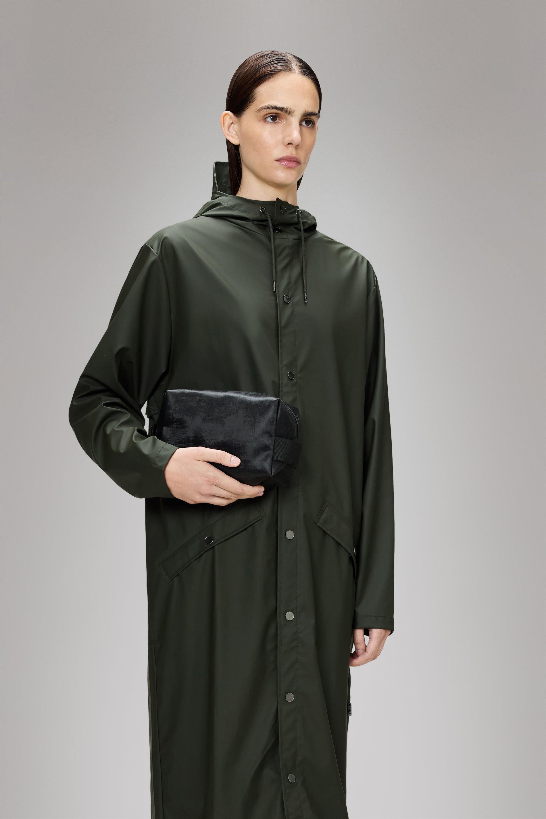 RAINS Wash Bag Small Coal 3L H13 x D11 x W21 cm Wash Bag