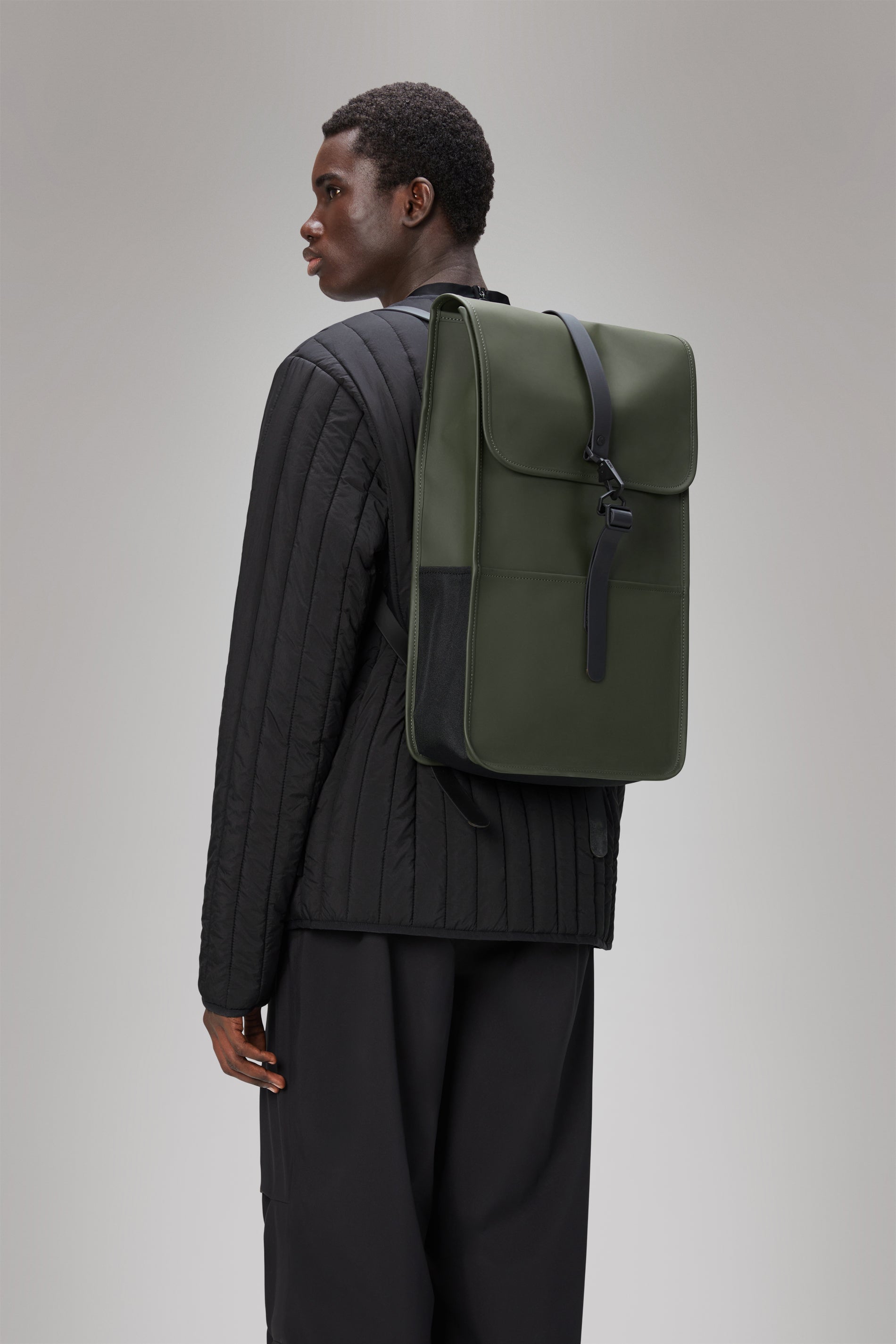 Rains® Backpack in Black for $150 | 2-Year Warranty
