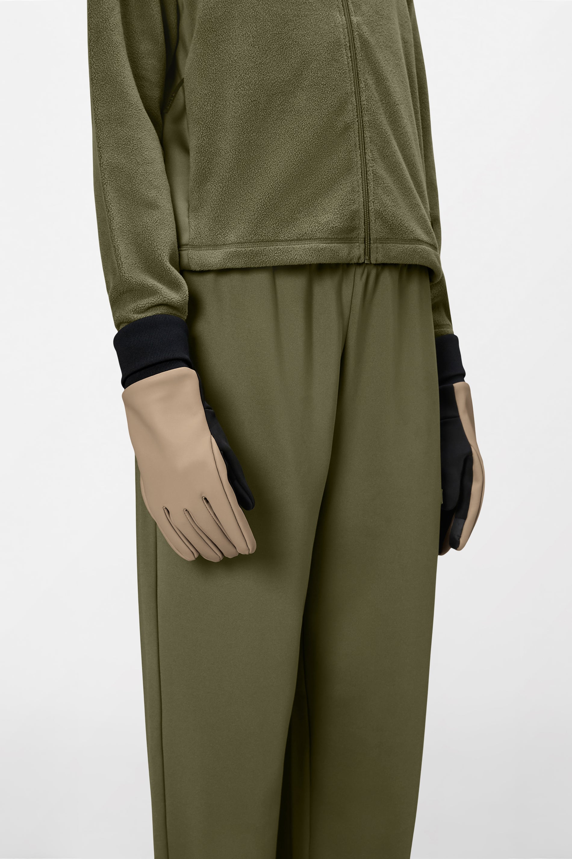 RAINS Gloves Beige Gloves & Mittens