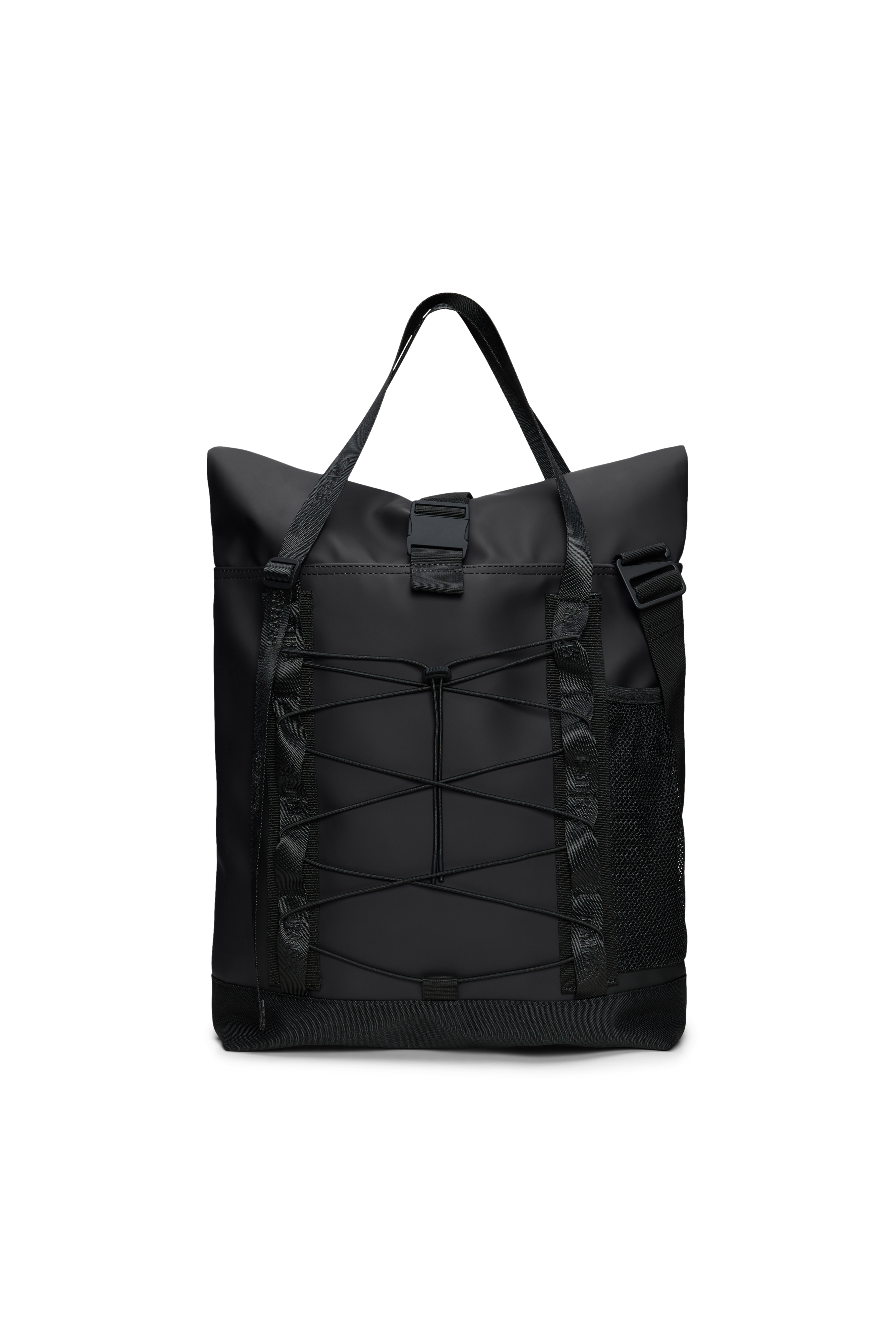 RAINS Trail Rolltop Tote Bag Black 25L H47 x D13 x W35 cm Tote